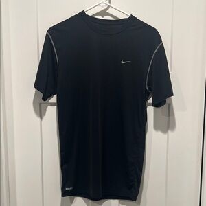 Nike Kids Black Tee with White Accents
